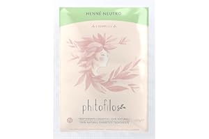 PHITOFILOS - Gel Naturale Henne Neutro - Illuminante - Detergente - Ristrutturante - Volumizzante - Cassia per Capelli Sani e Luminosi