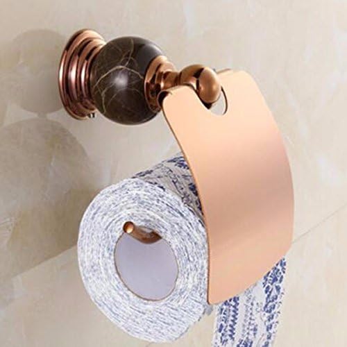 SJQKA Toilet Paper Holders Rose Gold Paper Towel Rack And Toilet Paper Rack
