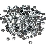 Pack of 1000 x Crystal Flat Back Rhinestone Diamante Gems 2mm