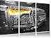 Produktbild Audi Motor 3-Teiler Leinwandbild 120x80 Bild auf Leinwand, XXL riesige Bilder fertig gerahmt mit Keilrahmen, Kunstdruck auf Wandbild mit Rahmen, gänstiger als Gemälde oder Ölbild, kein Poster oder Plakat