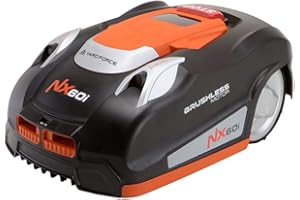 Yard Force Robot Tondeuse NX60i avec application controle à distance Capteurs Ultrasons Intégrés pour Pelouse jusqu'à 600m².