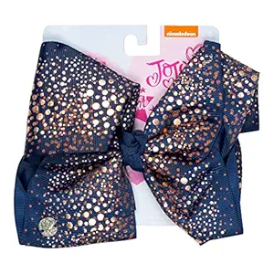 Jojo Siwa Large Cheer Hair Bow (Navy Copper Speckled)