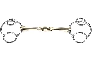 GALLOP SHOP Universal Bit / Lozenge Bit German Silver/ Horse Bit / Horse Tack (5.5")