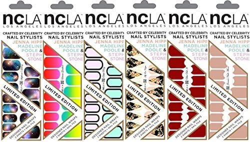 NCLA Los Angeles 26 Designer Nail Wraps - House of Hollywood Nº 4