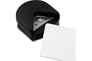SZCXDKJ Corner Rounder Punch, 4mm Corner Cutter Tool, Blue Mini Portable Corner Rounder Punch Round Corner Trimmer Cutter 4mm for Card Photo Card Making DIY Projects Postcard Laminate Scrapbook Supplies Black