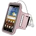 Produktbild iGadgitz Galaxy Ace (1-3) & Fame Anti-Slip Armbands, rose, Galaxy Ace 2 I8160