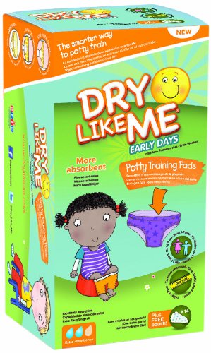 Dry Like Me Early Days Potty Training Pads - 14 X 4 (Total 56 Pads)