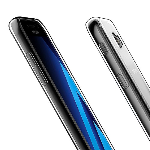 Samsung Galaxy A5 2017 Hülle, Elekin [Liquid Crystal] Soft Flex Silikon Transparent Ultra Dünn Bumper-Style Handyhülle TPU Durchsichtige Schutzhülle für Samsung Galaxy A5 2017 [5,2 Zoll] Case Cover - 5