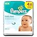 Pampers Fresh Clean Baby Wipes (64 per pack x 4)