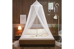 LEERMEIZI Dome Malla De Mosquitera,Mosquitera para Cama, Universal Mosquitera para Cama con Diseño de Cúpula,250 x 1100 x 60cm Mosquitera Cama,para Mosquito Net Prevenir Insectos para Viajes,Camping