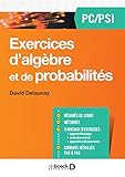 voir fiche du jeu Exercices d'algèbre et de probabilités PC/PSI