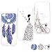 Produktbild Huawei Honor 9 Lite Handyhülle, 3X TPU Gemalt Hülle Case Schale Schutzhülle handytasche Stoßdämpfung Cover, Bike Tower + Schmetterlingsmädchen + Windspiel