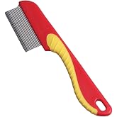 NEYSTORE Hard Plastic Handle, Short Metal Threaded Bit Comb
