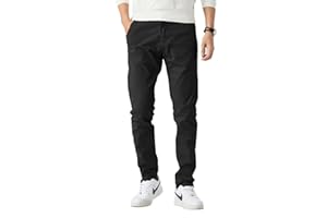 TONY BACKER Pantaloni Casual Elasticizzati Uomo Pantaloni Cargo da Uomo Pantalone in Cotone Leggero Uomo Cargo