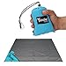 Produktbild Yonder® Premium Pocket Blanket – ultraleichte & 100% wasserfeste XXL Picknickdecke / Stranddecke mit einzigartiger Reißverschluss-Tasche – ideal für Reisen, Camping & Festivals – 2 Jahre Gewährleistung