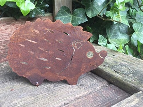 Gartendeko Krone groß offen Metall Rost Deko - 6