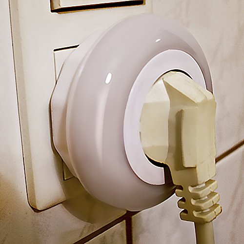 LED Nachtlicht mit Dämmerungssensor Emotionlite Steckdose Nachtlampe Kinder Schützen Steckdose Orientierungslicht Stimmungslicht Multi-Farben (Grün, Blau, Warmweiß) Auswechselbar Helligkeitssensor 0.6W Max. 3680W 16A (2 Stück) - 6