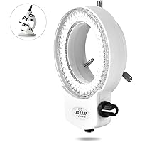 Mikroskop Kamera Lampe,144 LED Perlen Licht Ringlicht Illuminator Über 18000LUX 4.5W LED Ringliht Ringbeleuchtung…