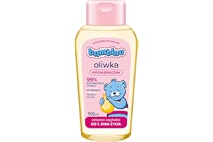 ‎BAMBINO Bambino Oliwka Hipoalergiczna dla Niemowląt 150 ml – Delikatna Pielęgnacja od 1. Dnia Życia, 99% Naturalnych Olejków, z Witaminą E