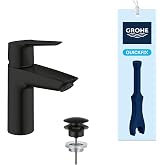 GROHE Start 235512432 QuickFix Basin Mixer Tap (Water Saving Size S, Energy Saving, Quick Assembly, Temperature Limiter)