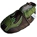 Soft Leather Baby boy Shoes with Suede Soles by Dotty Fish Brown & Green Dinosaur design - 6-12 months