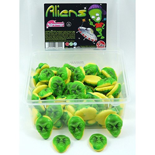 JAKE - ALIENS - 70 PIEZAS - LIMA-LIMÓN - CARAMELO DE GOMA