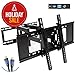 Produktbild TV-Wandhalterung mit in Zwei Richtungen beweglicher Aufhängung, Neigung, Schwenkung und Rotation für 32-70" Fernseher