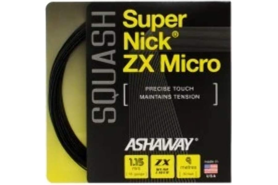 ASHAWAY SuperNick ZX Micro Squash String Set