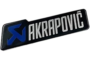 BUSEB Calcomanía de Pegatina de Aluminio Resistente al Calor for Motocicleta de silenciador de Escape de Akrapovic (Color : JH128)