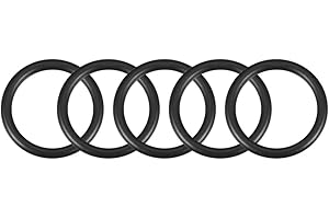 TA-VIGOR 5Pcs Nitrile Rubber O-Rings, 40mm OD 33.8mm ID 3.1mm Width Rubber Washers Spacer O-Rings Gasket kit, Metric Sealing Gasket for Hose, Faucet, Automotive, Plumbing