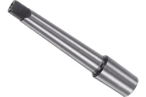 CoCud Perno del Mandrino per Trapano Mt1 a B16, Estremità a Coda Piana Filettata Adattatore per Mandrino Conico Morse 1Mt 16B - (Applicazioni: per Torni e Trapani Fresatori)