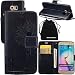 Produktbild S6 Edge Case, Galaxy S6 Edge Case, DRUnKQUEEn Wallet Case with Cellphone Holder - PU Leather Cover Purse Slim Fit Card Slot for Samsung Galaxy S6Edge G925