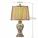 Produktbild WXBW Tischlampe-amerikanischen Stil Lampe warme romantische Schlafzimmer Wohnzimmer kreative Dorf kontinentale antike Nachttischlampe