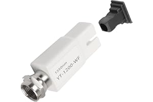 QIANRENON CATV Pasivo SC Fibra Receptore Módulo 1550nm SC/APC a F Tipo FTTH Pasivo Mni óptico Receptore Adaptadore, con Filtrado Para SC Fibra señal conversión a Televisión por cable señal