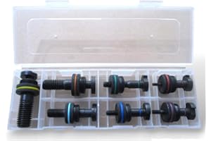 EMHAP Nietdorn-Set Ersatz Zugdorn für Nietmutternzange - Passend für EMHAP Nietmutternzange Nietdorn für Gewindehülse