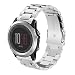 Produktbild Altsommer Armband 26mm für Garmin Fenix 3 Luxus Edelstahl mit mit Interlock-Verschluss Armbände, Edelstahl mit Replacement Edelstahl Replacement Wrist Strap Band für Damen Herren (Silber)