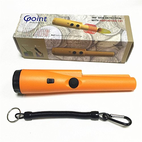 Tragbare Metalldetektor, GOCHANGE Pinpoint Pinzeiger mit Alarm Licht / IP66 Wasserdicht / 360° Scan / Holster, Schatzsuche Ausgraben Werkzeug Zubehör Für Sicherheit, Relikte, Schmuck - 6