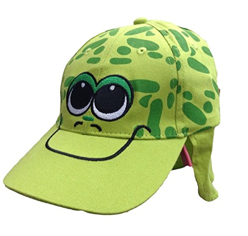 Baby Boys & Girls Animal Characters Summer Legionnaire Sun Hat (6-12 Months (48cm), Frog)