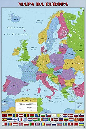 Grupo Erik Editores Poster Mapa Europa Pt Politico