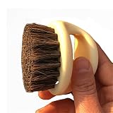 Color: Blanco y negro, Blanco: Cerda de cerdo, Pelo duro (Relativamente), Negro: Cerda de caballo, Pelo suave (Relativamente)