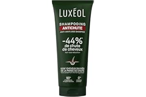 LUXÉOL - Shampooing Antichute - Volume & Brillance - Diminue La Chute De Cheveux - Soin Cheveux Enrichi En Extrait De Kératine - Fabriqué en Europe - 200ml