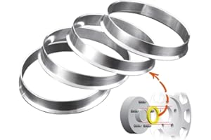JINGLING Pierścienie centryczne piasty od 110 do 106 OD 110 mm ID 106 mm pierścień centralny koła samochodowego stop aluminium 4 szt. 1 rok gwarancji
