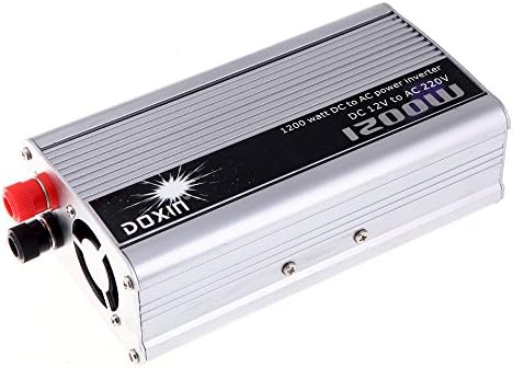 KKmoon Power Inverter 1200W WATT DC 12V to AC 220V Portable Car Power Inverter Charger Converter Transformer	