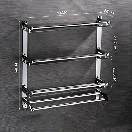 Bathroom racks towel stainless steel toilet punching-F