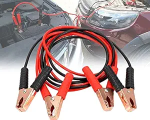 WolkomHome car truck battery jumper Cable wire heavy duty jump start starter jumping jumber jumpstart charging charger batteries connector bettry leads jampar booster starting with lead universal capacity up-to 2000 Amp for All car batterys 2-mtr