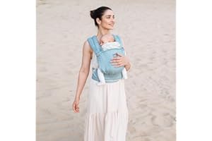 Love & Carry LoveTie Half-Buckle - Marsupio ergonomico per neonati (acquamarina)