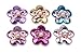 Fashion Flower Hair Fringe Stickers Magic Clip Stickers 6PCS