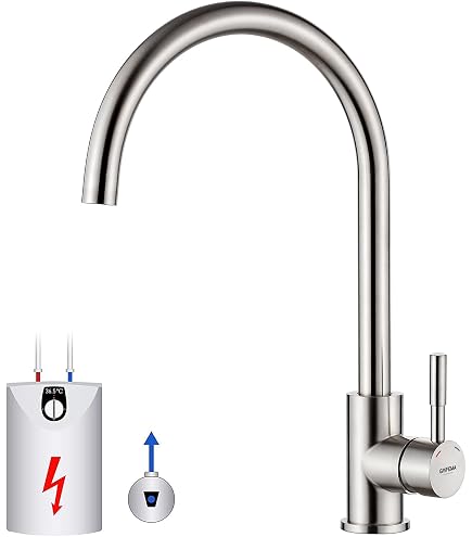 ZXC Küchenarmatur In Chrom – Schwenkbarer Schwanenhals Mit Keramikkartusche