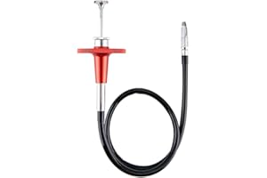 JJC TCR-40R Cavo di Scatto Remoto con Blocco Meccanico per Fujifilm Leica Canon Nikon Sony Fotocamere con Otturatore Filetto Femmina (Rosso)