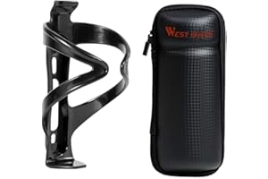 Lixada Portabidón para Bicicleta con Bolsa de Botella de Agua Portabotellas para MTB Herramientas para Bicicletas